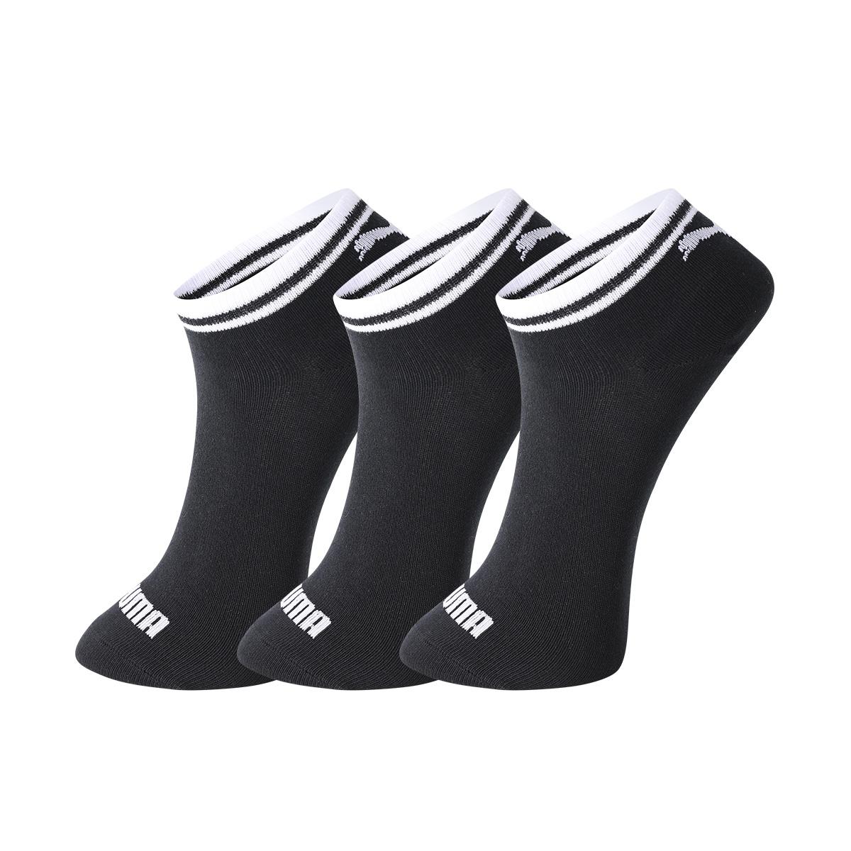 PUMA Ankle Socks Unisex 3 Pack Black 701231049-001 35-38