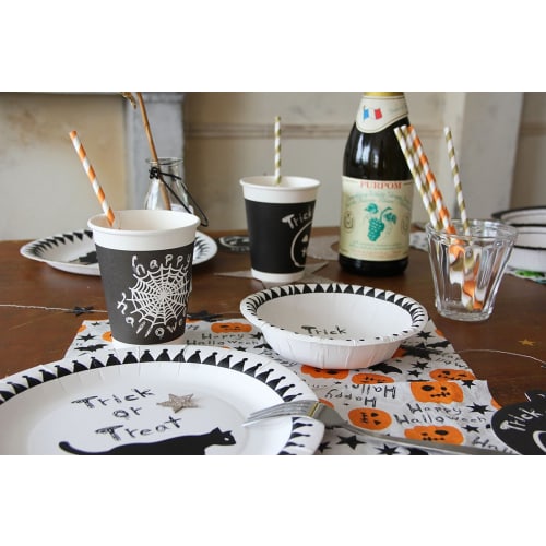 Okato Paper Straws, 20-Pack, Red with Gold Star, 0.6 x 19.5cm