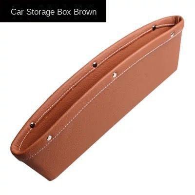 Car Seat Gap Organizer Universal Leather Car Seat Crevice Storage Box Suitable for A Wide Range of Vehicles Seat Gap Organizer