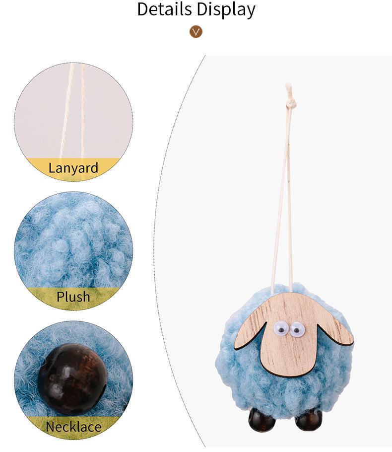 2024 Christmas Creative Felt Sheep Pendant Merry Christmas Tree Decor for Home Xmas Ornaments Kids Gifts 2025 Happy New Year