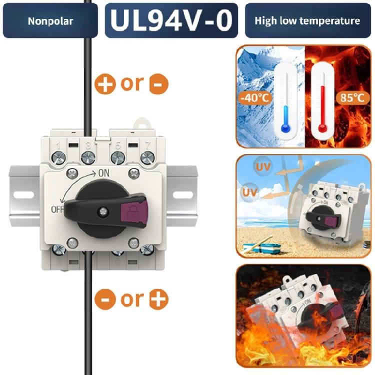 Photovoltaic Circuit Isolator Solar Disconnect Switches for Long Life And Easy Assembly In Solar Energy Systems