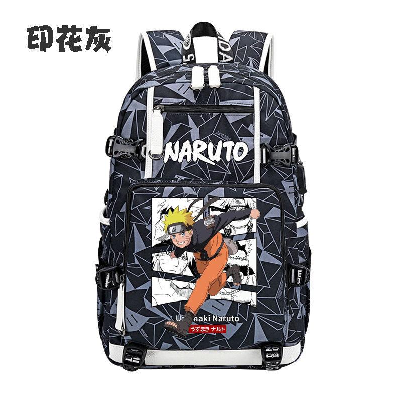 Naruto Anime Kuprinė Lengva Ergonomiška Juosmens Atrama Didelės Talpos Studentams