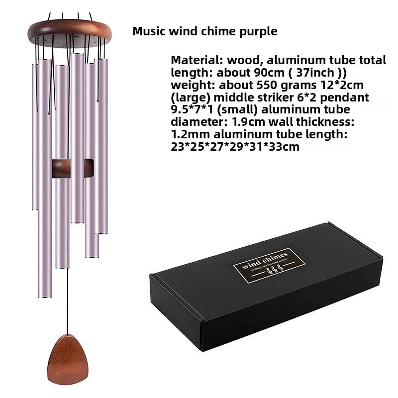 26 Inch Outdoor Wind Chime Create an Atmosphere for Outdoor Decoration of Farmhouses Garden music aluminum tube metal wind chime