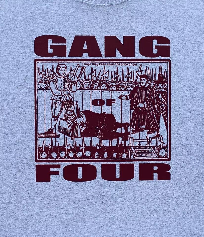 Gang of Four Music For Lovers Gray  Cotton Full Size BL726 Unisex T-Shirt M