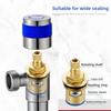 1/2 "Replacement Brass Ceramic Disc Tap Valve Quarter Turn Cartridges Gland Insert 20 Teeth Bathroom Faucet Accessories