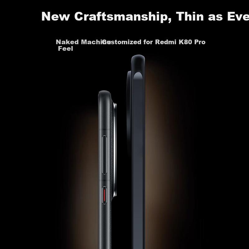 Phone Case for Redmi K80 Pro, Redmi K80 Pro Full Lens Protection, Ultra-Thin, Semi-Transparent, Matte Silicone, Soft Edges, Shockproof, Simple