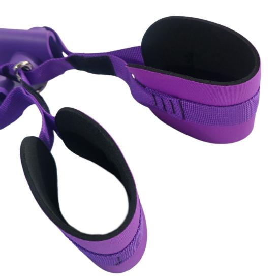 4/8-Tube Pedal Ankle Puller Resistance Band with Handle Elastic Yoga Sit-up Pull Rope Men Women Pedal Tensioner Exerciser Workout Equipment