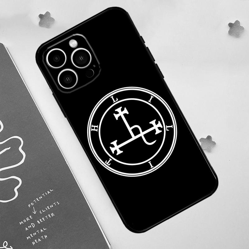 Sigil of Lilith Phone Case For iPhone 17 Pro Max 14 11 15 16 Pro Max 12 13 mini 16 Plus 16e 17 Air Funda