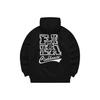 Graphic Print Loose Fit American Hoodie Men Hoodies Deep-Black T11M142214F-BK