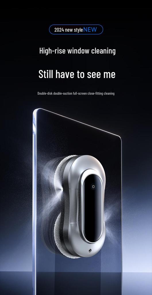 2026 Double-Sided Automatic Window Cleaning Robot and Sprayer