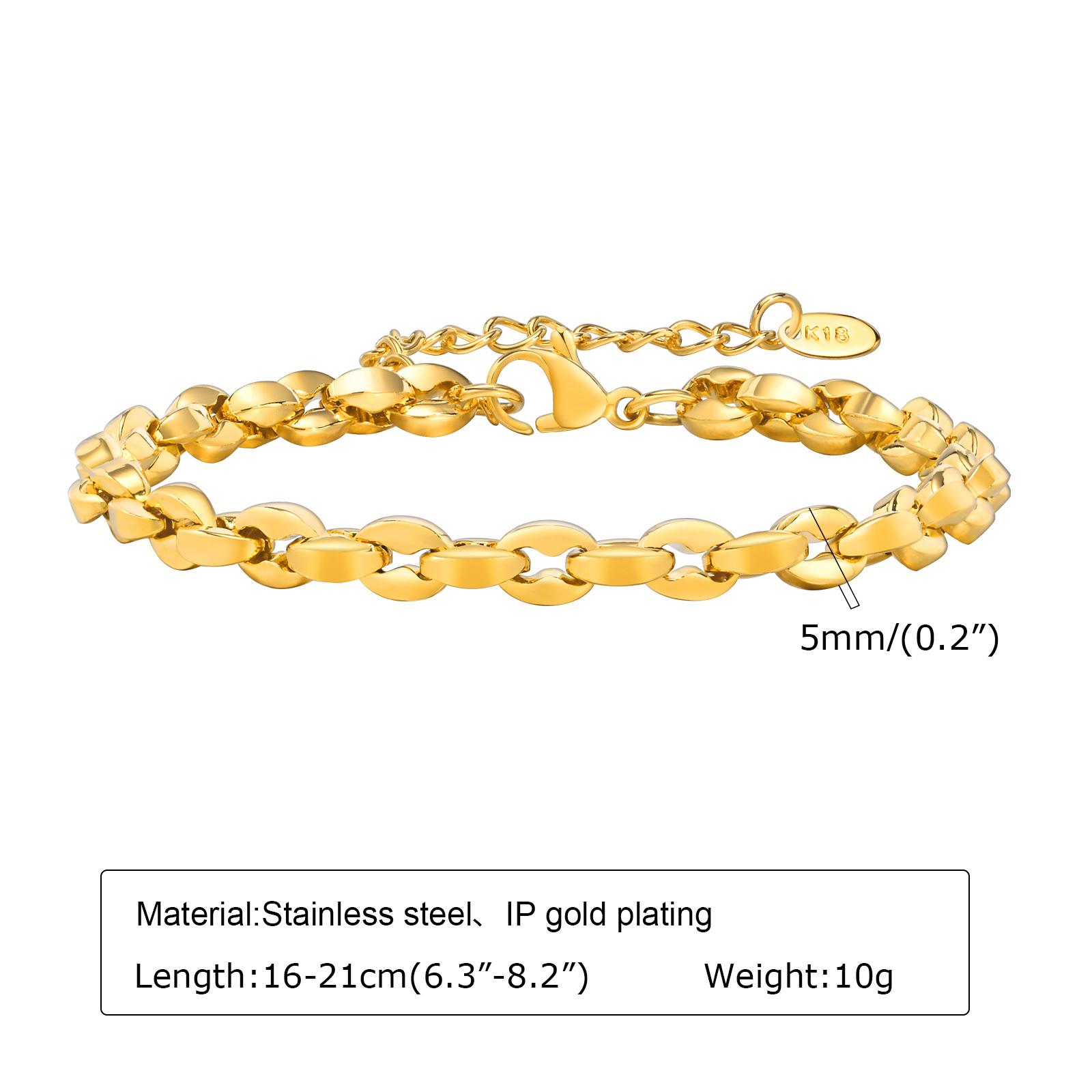 

Stainless Steel Jewelry Handmade Women Bracelet Versatile Wedding Birthday Party Mom Girlfriend Valentine s Day Gift