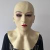 Beautiful Woman Latex Headgear, Live Streaming Mask