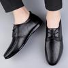 Mode Herrenschuhe Schnürschuhe Klassische Retro Echtleder Schuhe Herren Oxfords Kleider Business Büro Ballerinas schwarz Herren Hochzeitsparty Schuhe