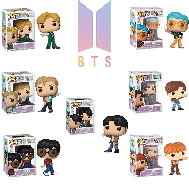 Funko 393in Bts Pop Jin Jimin Jungkook Suga Dynamite Action Figure Fans Gifts