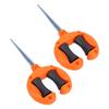 2PCS Garden Hose Guide ABS Garden Spike Roller Hose Support Stake Holder for Yard Lawn Plant Protecting