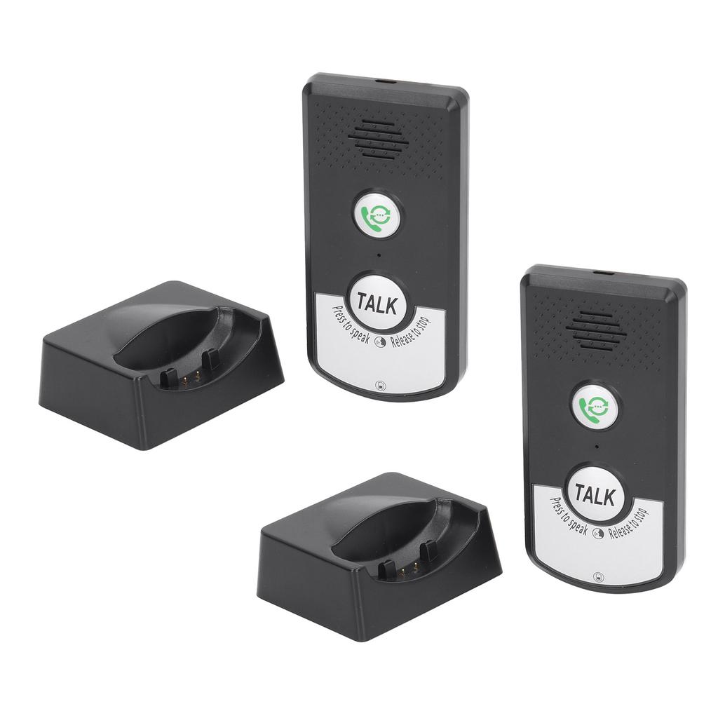Wireless Voice Intercom Home Smart 2 Way Talk Doorbell for Elderly Caregivers and Disabled People
