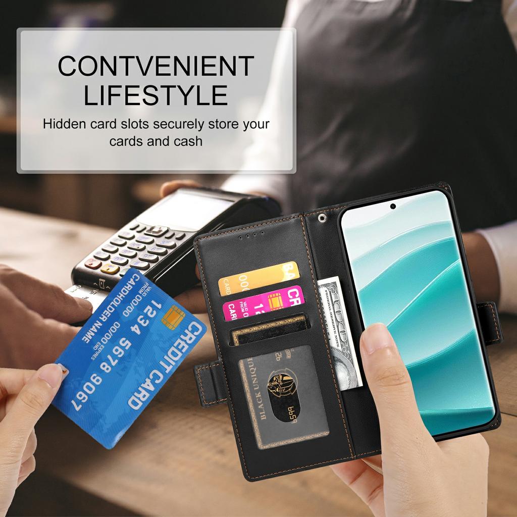 For Xiaomi Poco M8 Pro 5G/Redmi Note 15 Pro+ 5G (Global) Stand Case PU Leather Wallet Phone Cover