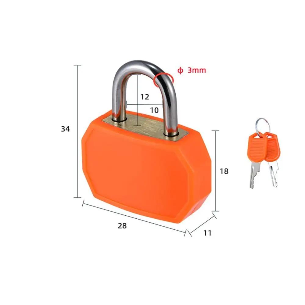 23mm Travel Anti-Theft Security Padlocks Small Mini Strong Steel Padlock Suitcase Diary Lock with 2 Keys Luggage Lock