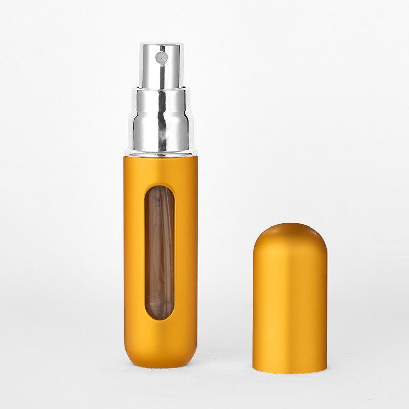 Candy Color Mini Travel Portable Bottom Filling Perfume Bottle Liquid Sub-Bottling Fine Mist Spray Refillable Jar Empty Cosmetic