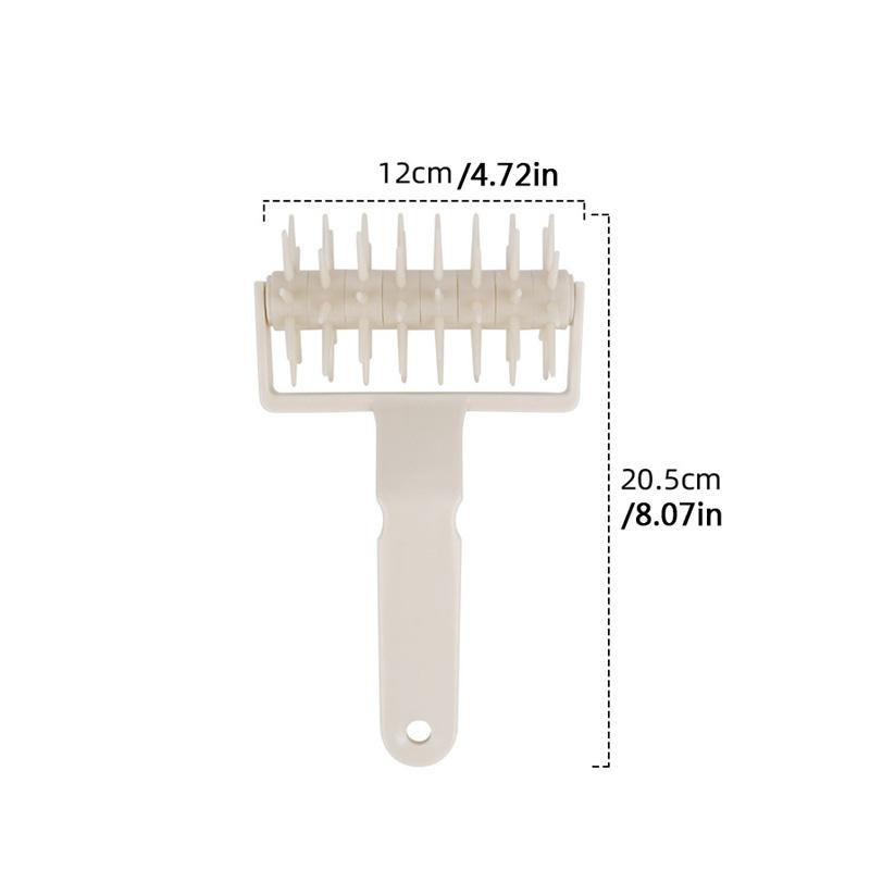 Pastry Pizza Lattice Roller Cutter and Studded Pizza Roller Pull Net Wheel Knife for Dough Cookie Pie Kitchen Baking Supplies