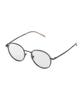 Heonteoaiweeo [Unisex] Round Titanium Sunglasses - Gray Htc32