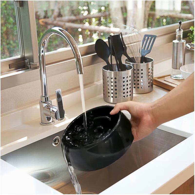 JINGRUIXIANG Anti-Tip Slow Feeder Pet Bowls (2-Pack)