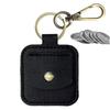 Faux Coin Holder Key Ring PU Mini Wallet New Leather Ring Jewelry Pouch  Daily