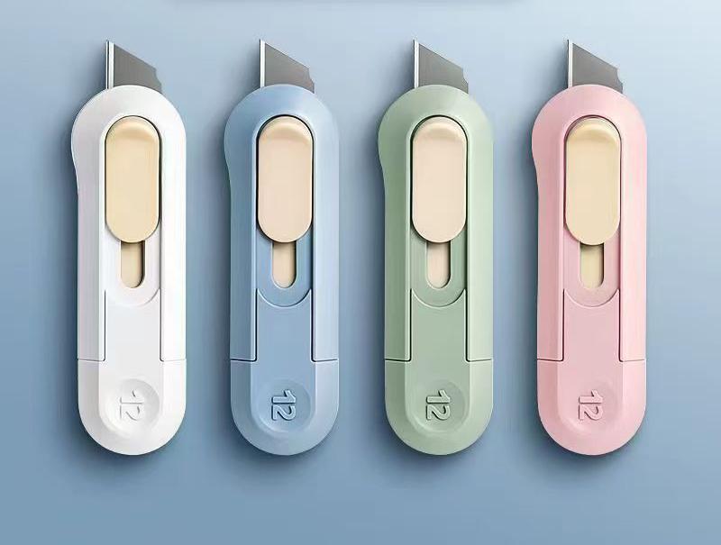 

Daily Boxes Envelopes Packages Paper Tapes Cutter Retractable Box Opener Package Opener Easy Slide Retractable Utility Knife