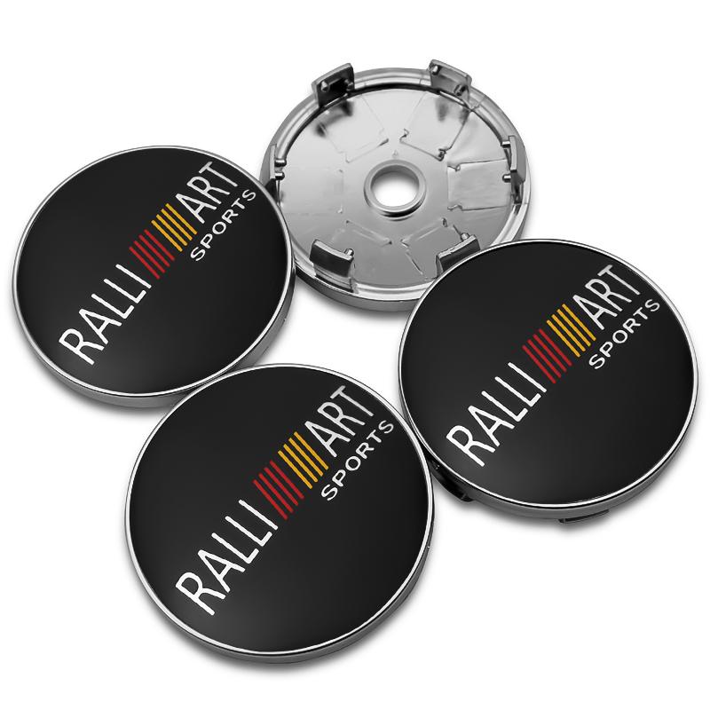 4pcs 56+60mm Car Wheel Center Cover Hub Caps Stickers For Mitsubishi Outlander Lancer Ex Evo L200 Colt Pajero Galant Accessories