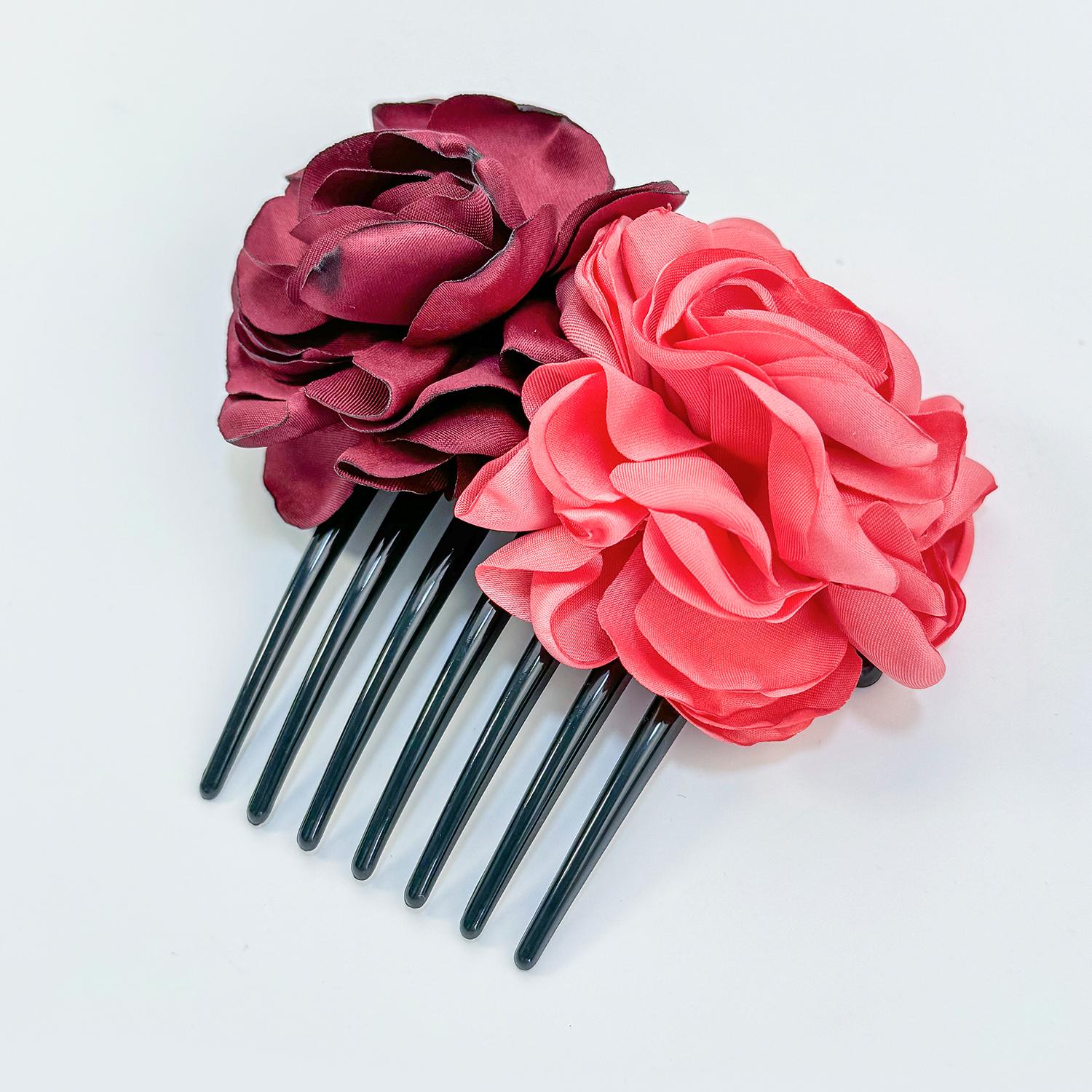 

Женский инструмент для укладки волос с цветами, палочки для волос, плетение, скручивание, расческа для волос, женские аксессуары для волос, атласные цветочные кудрявые украшения для девочек