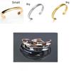 Premium Quality Hot Stainless Steel Cuff Bangle Hair Tie Bracelet Elegant Design For Women