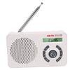 Portable FM AM SW Radio Speaker with Dual Antennae 2000mAh 3.5mm Headphone Jack Backlight Display Memory Function for