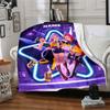Star Power Trio Cozy Personalized Blanket Customize Your Name Comfortable Texture Throw For Sofa Couch Office Bed Picnics For All Occasions Modern