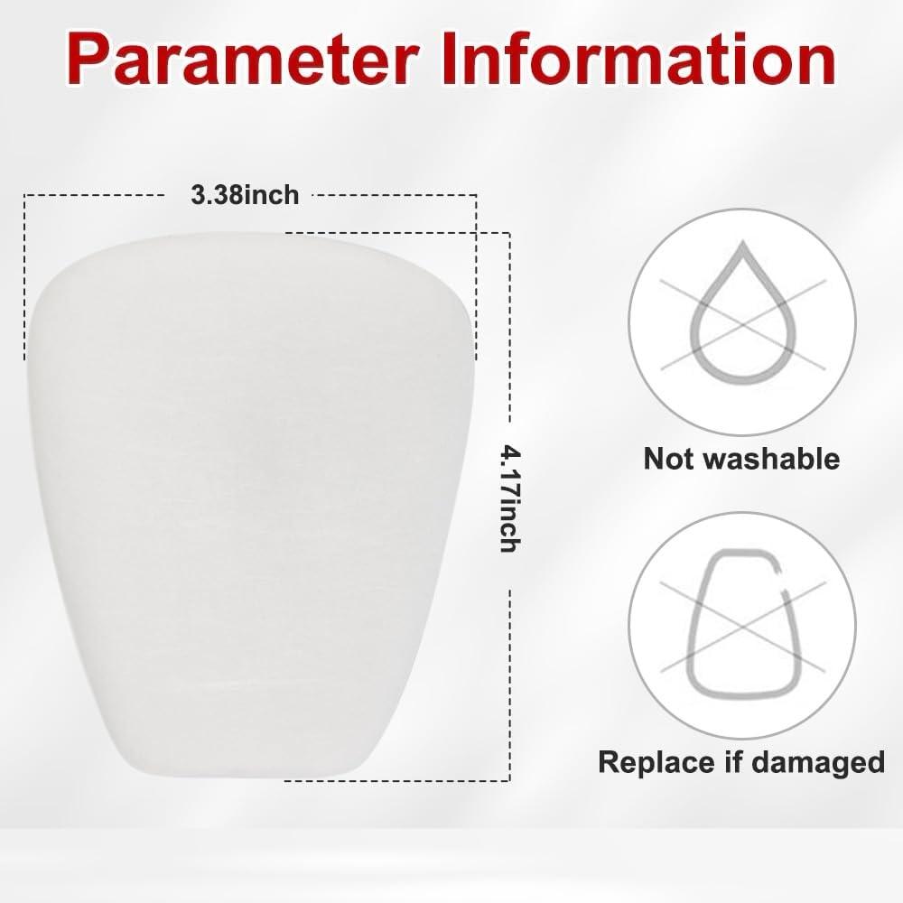 30PCS 5N11 Respirator Filter Cotton, Replacement Particulate Filter Cotton for 6200, 6502, 7502, 6800, and FF402 Series Respirator Mask