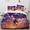 Japanese Anime Attack on Titan Duvet Cover Set HD Comforter Cover for Kids Bedding Sets Bedclothes Bedroom Decor Luxury Gift