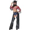 Adult Sexy Halloween Holiday West Cowboy Fringe Crop Top Denim Patent Leather Pants Cosplay Costume for Women Fancy Party Outfit