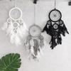 Creative Feathers Dream Catcher Wall Hanging Large Wind Chimes Bedroom Decorations Handmade Ornaments Garden Pendants Girls Gift