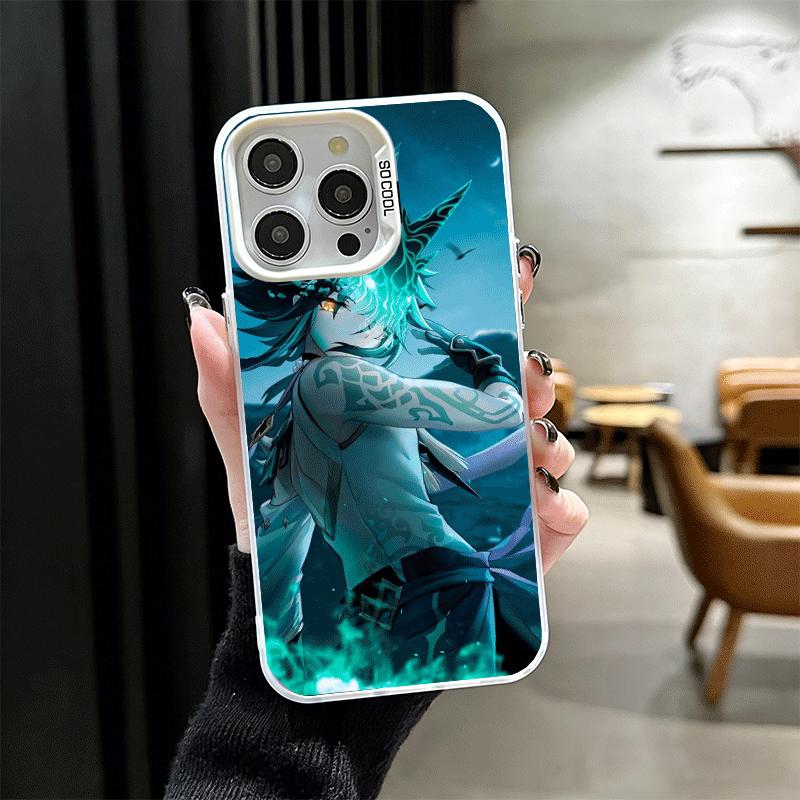 Genshin Impact Xiao Soft Phone Case for iPhone 15 16 17 Pro Max 17Air 16E 14 Plus 13 12 Mini Shockproof Cover Back Shell