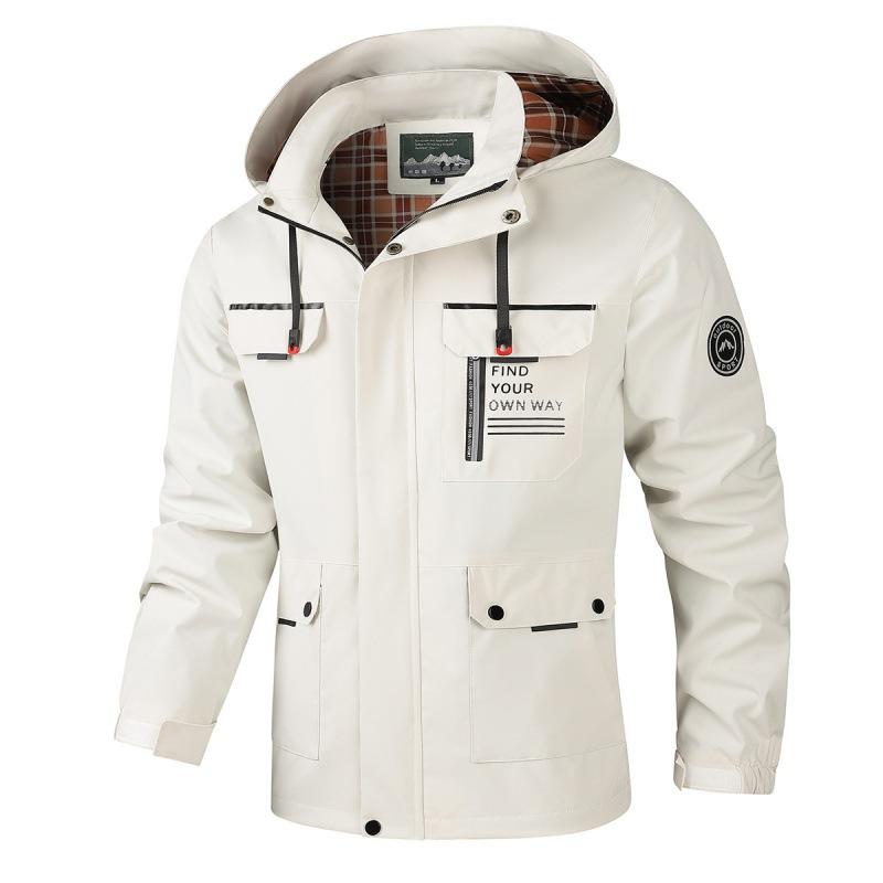 Men's Casual Jacket Parker Coat Autumn and Winter Hooded Jacket Men's Jacket