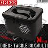 [OPEN BOX] DRESS Tackle Box M Multifunctional EVA Fishing Storage Case Container Black Tackle Bag Japan Import
