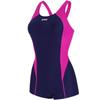 ZOKE Women's One-Piece Flat-Leg Racing Swimsuit & Swim Bag Set
