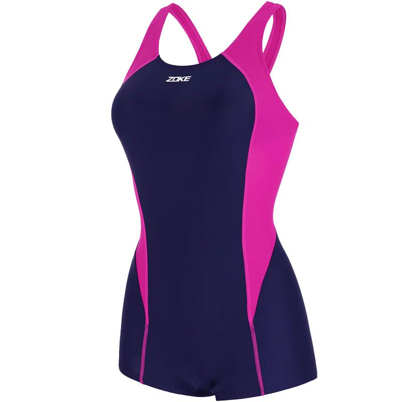 ZOKE Women s One-Piece Flat-Leg Competition Swimsuit Set L