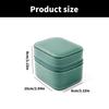 Compact Single Watch Travel Case For Watches And Smartwatches Up To 55mm With PU Leather And Microsuede Interiors