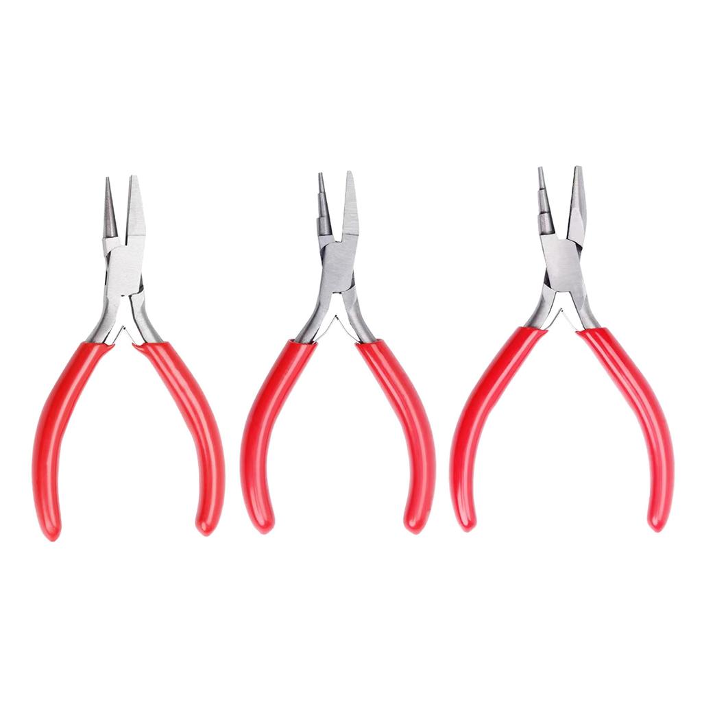 1Pc Round Concave Pliers Wire Bending Tools Steel Plier Wire Looping Pliers for DIY Jewelry Crafts Making Hobby Project
