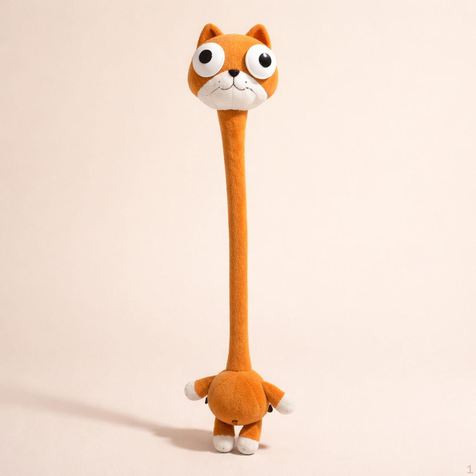 

Charm with Long Neck, Soft, Squeaky Pet, Cuddly Toy As A Christmas Gift And Girls Cat