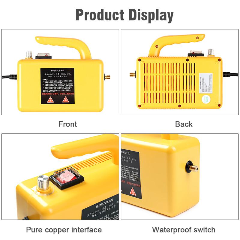 2600W Multifunctional High Temperature Sterilization Steam Cleaners Air Conditioning Kitchen Hood Steam Cleaning Machine