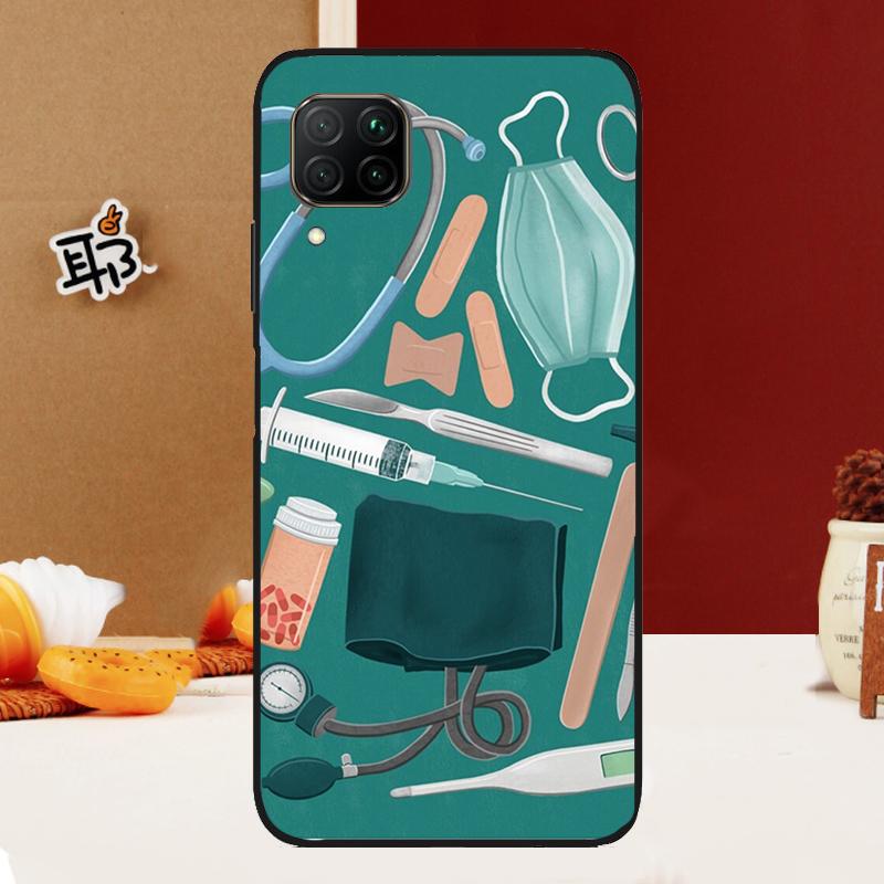 Medical Doctor Nurse Case For Huawei P30 Lite P40 P20 Nova 11 Pro 3i 8i 11i 9 10 SE 5T Y60 Y61 Y70 Y90 Y91 Cover
