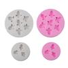 3/7-cavity Bee-Candy Fondant Molds Bubble Little-Bee Shape Baking Silicone Molds for Cake-Decoration Chocolate Crafts