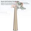 Small Flower Vase Innovative Nordic Aluminum Decorative Narrow Neck Taper Floral Vase for TV Cabinet Dining Table Gold Small