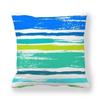 Colorful Striped Printed Pillowcase Home Bedroom Living Room Sofa Cushion Cover X Peach Skin Pillowcase
